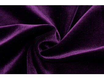 Stretch Fluweel Paars