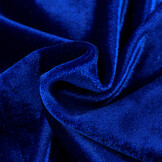 Stretch Fluweel Blauw