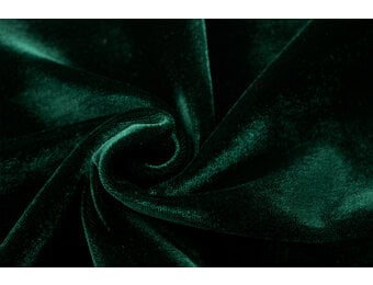 Stretch Fluweel Groen