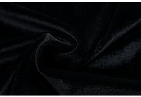 Stretch Fluweel Zwart