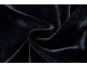 Stretch Fluweel Antracietgrijs