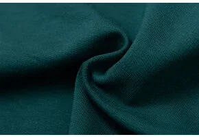 Organic French Terry Stof Emerald Groen