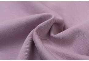 Organic French Terry Stof Oud Lavendel