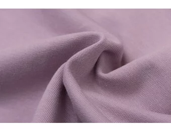 Organic French Terry Stof Oud Lavendel