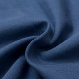 Organic French Terry Stof Indigo Blauw