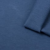 Organic French Terry Stof Indigo Blauw