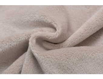 Minky Fleece Plain Taupe