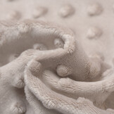 Minky Fleece Fabric Taupe