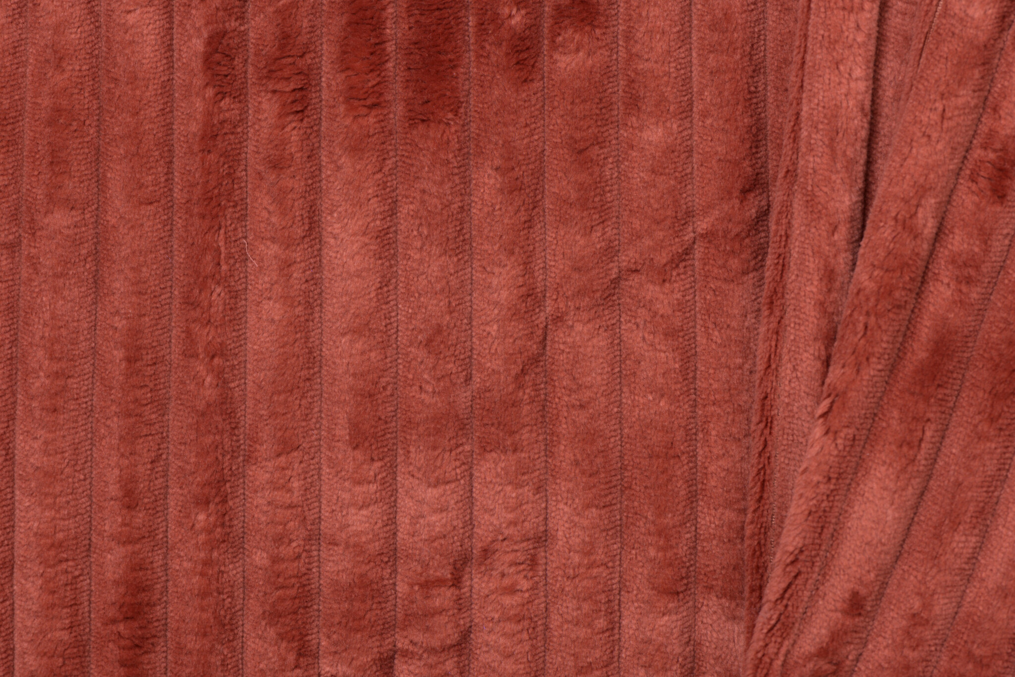 Minky Fleece Strepen Baked Clay