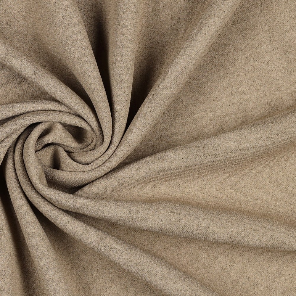 Scuba Crepe Jersey Toffee