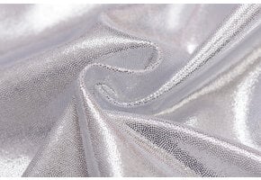 Lycra Mystique foil zilver