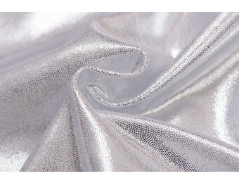 Lycra Mystique foil zilver
