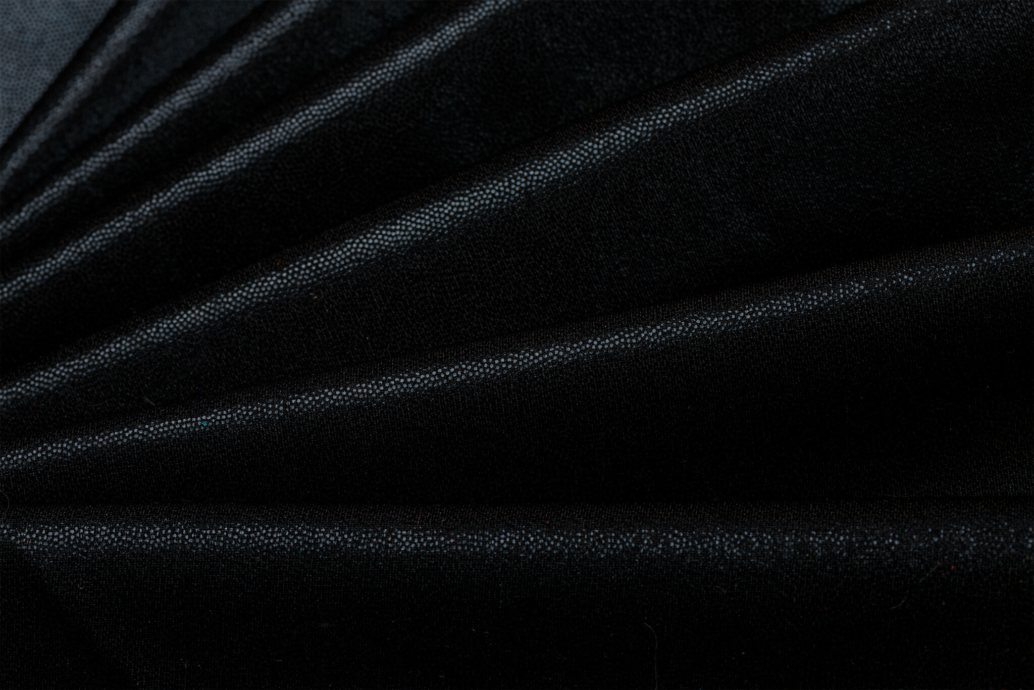 Hologram Lycra Stof (Mystic) Zwart