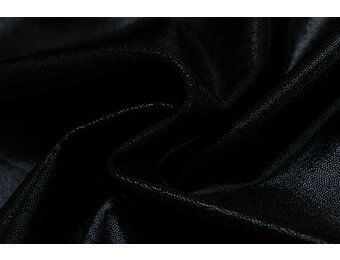 Hologram Lycra Stof (Mystic) Zwart
