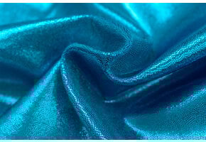 Lycra Mystique foil aqua