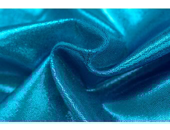 Lycra Mystique foil aqua