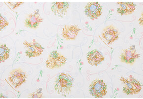 Katoen Poplin Beatrix Potter Peter Rabbit