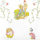 Katoen Poplin Beatrix Potter Peter Rabbit Paneel