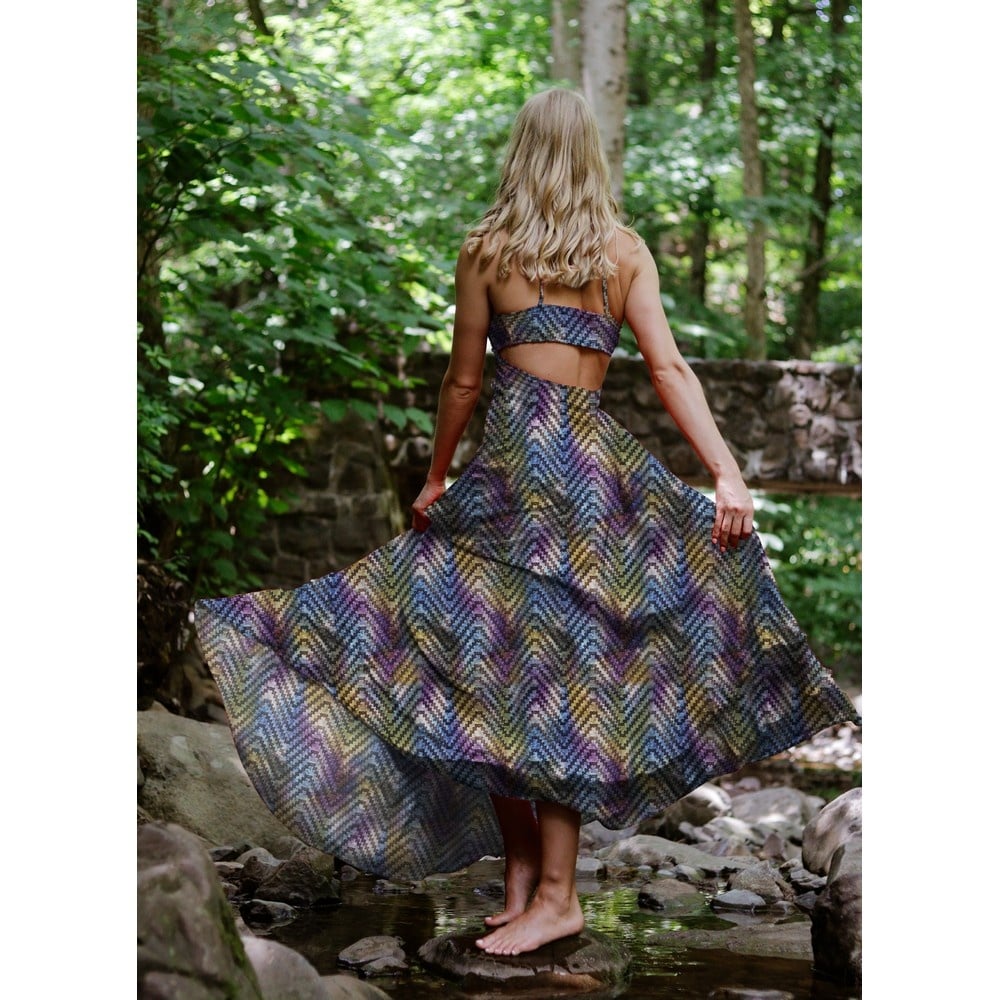 Unique Crafted Batik Katoen - Purple