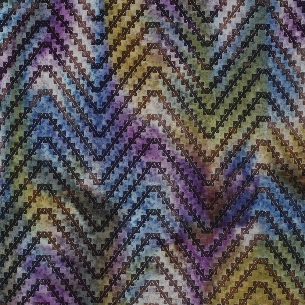 Unique Crafted Batik Katoen - Purple