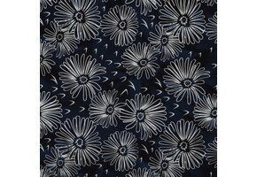 Unique Crafted Batik Katoen - Navy