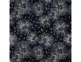 Unique Crafted Batik Katoen - Navy