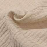 Katoen Linnen Double Gauze Stof Naturel Melange – Zacht & Ademend