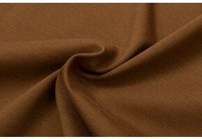 Katoenen Jersey Licht Bruin