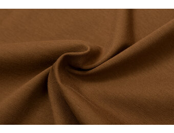 Katoenen Jersey Licht Bruin