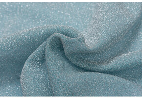 Lurex glitter licht zeegroen