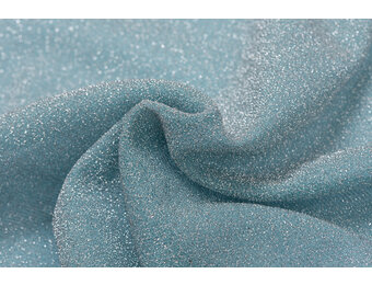 Lurex glitter licht zeegroen