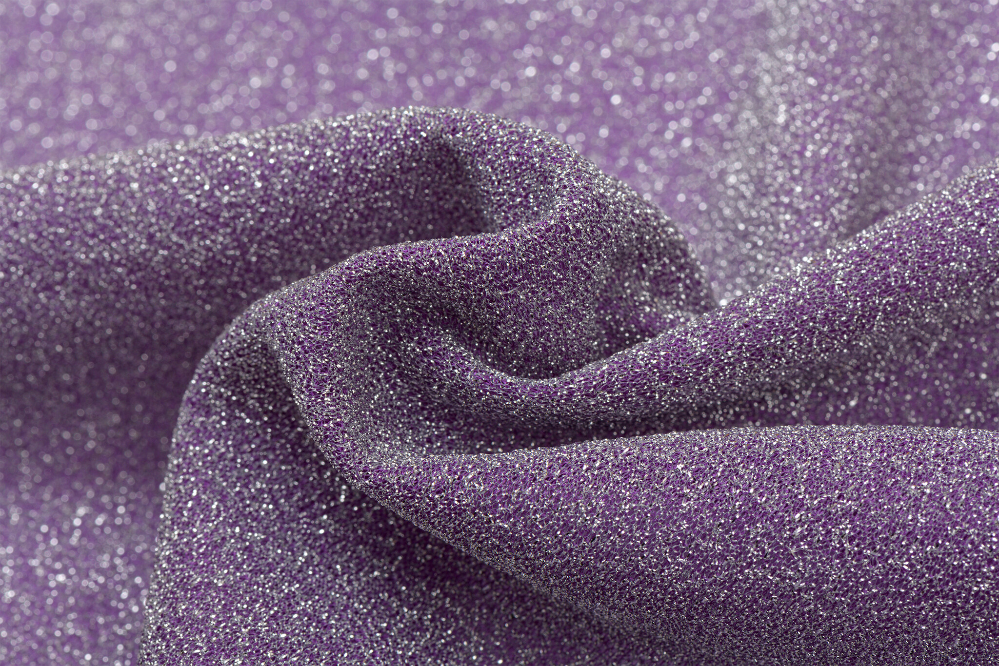 Lurex glitter lila