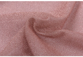 Lurex glitter rose goud