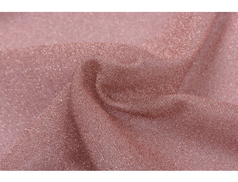 Lurex glitter rose goud