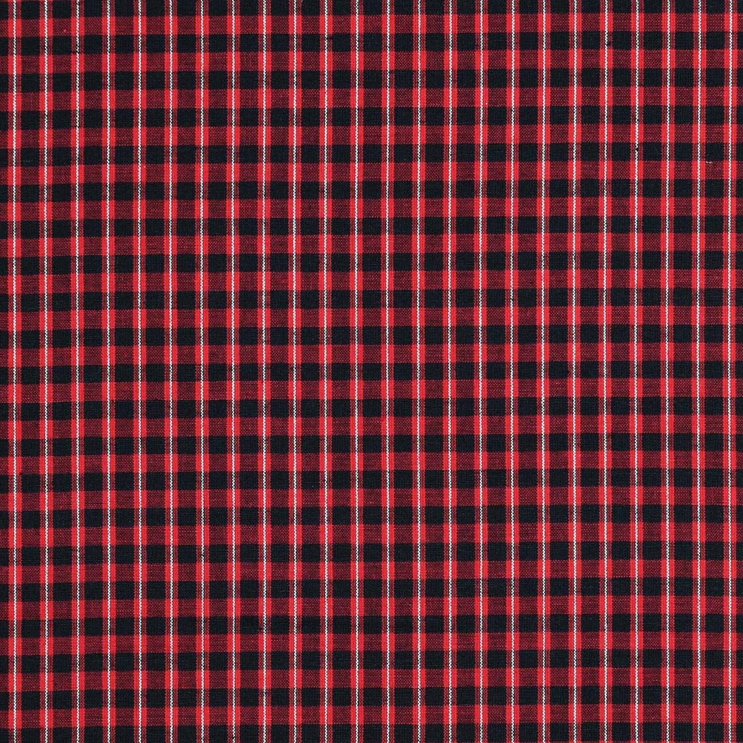 Hollandse ruitjes - bontjes rood met zwart