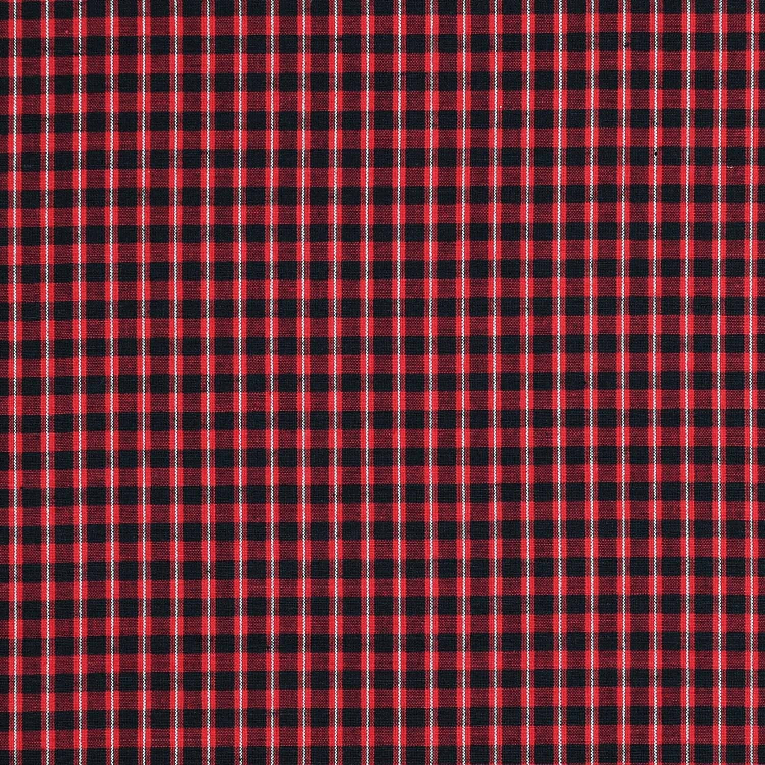 Hollandse ruitjes - bontjes rood met zwart