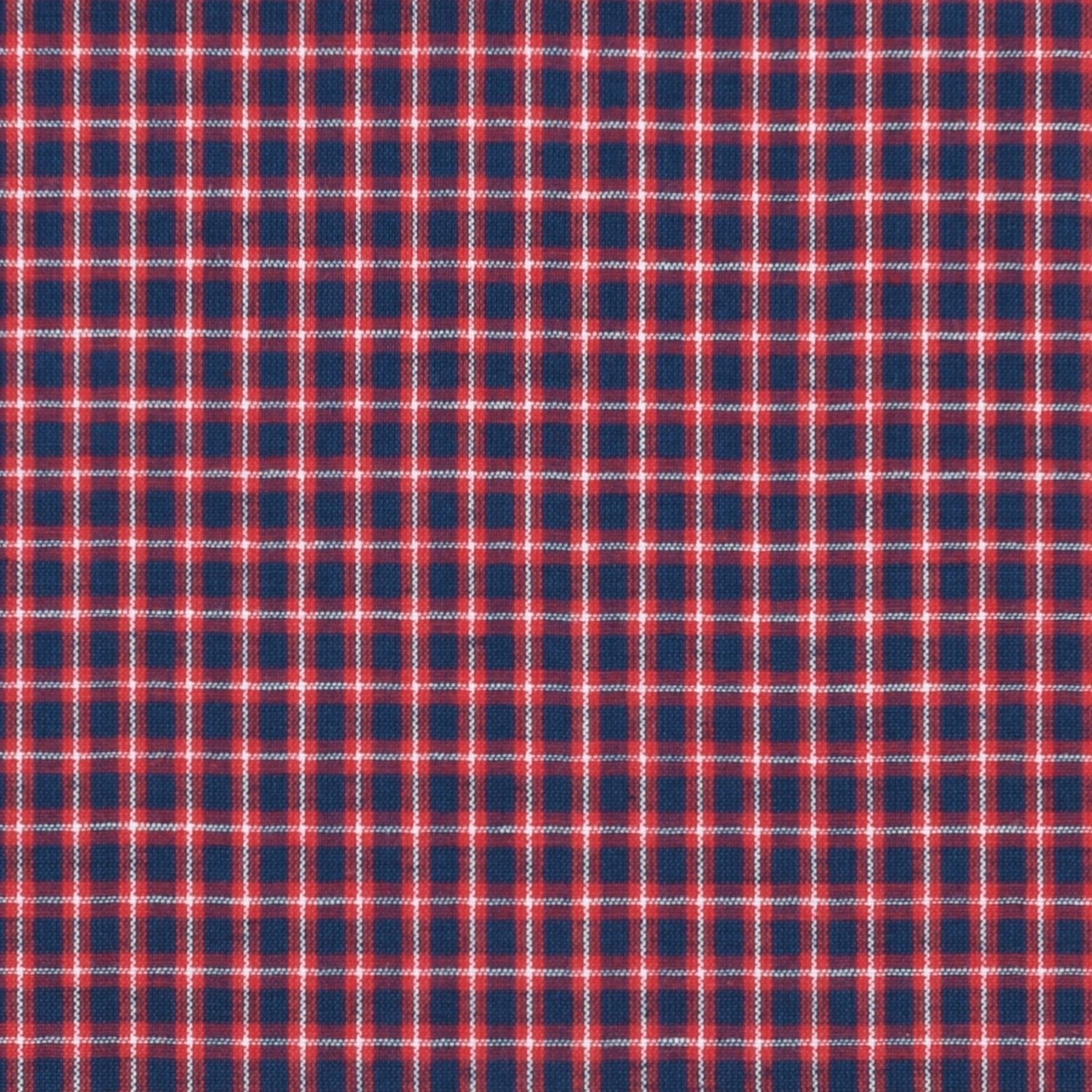 Hollandse ruitjes - bontjes rood met d.blauw en ecru