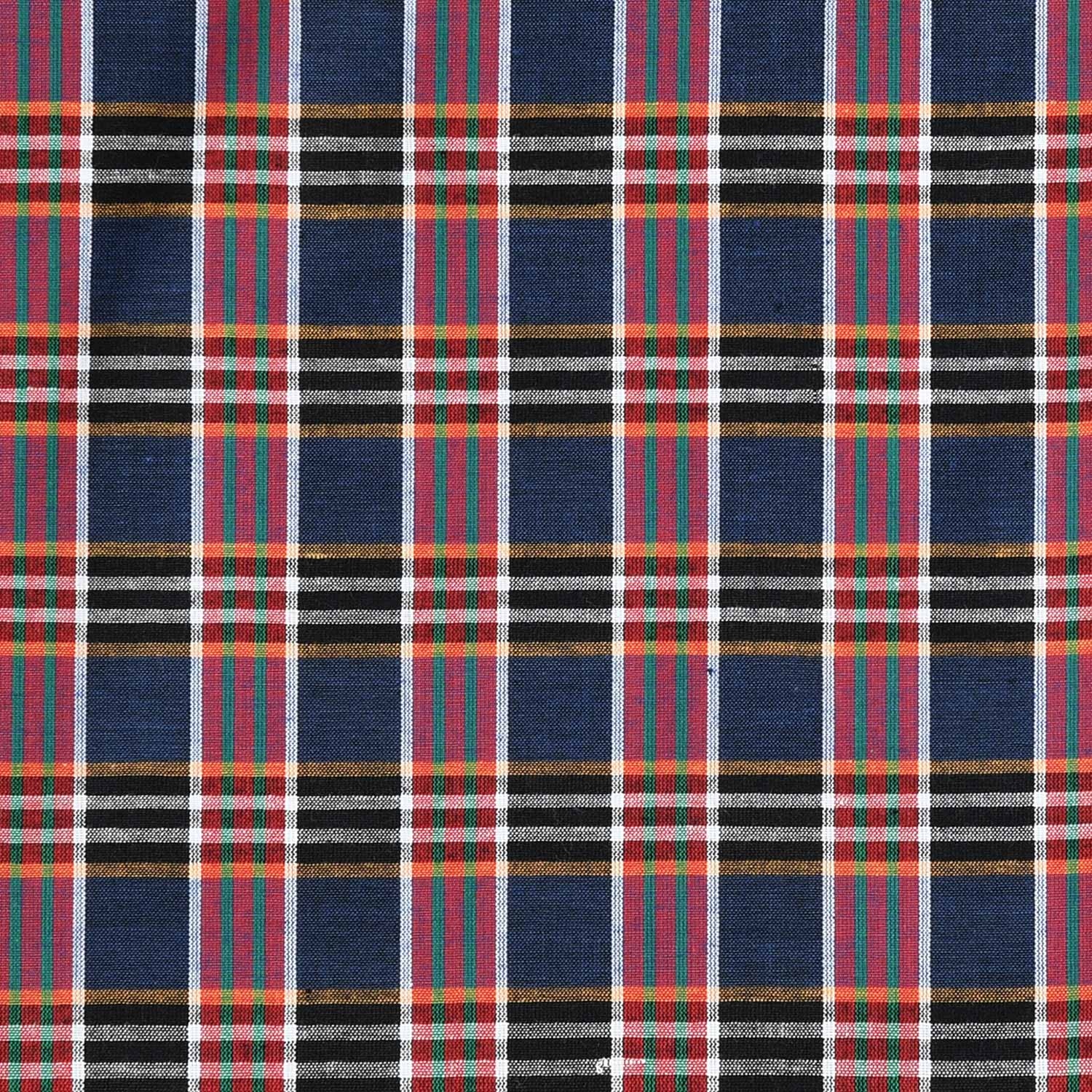 Hollandse ruitjes - bontjes rood en d.blauw met oranje en groen