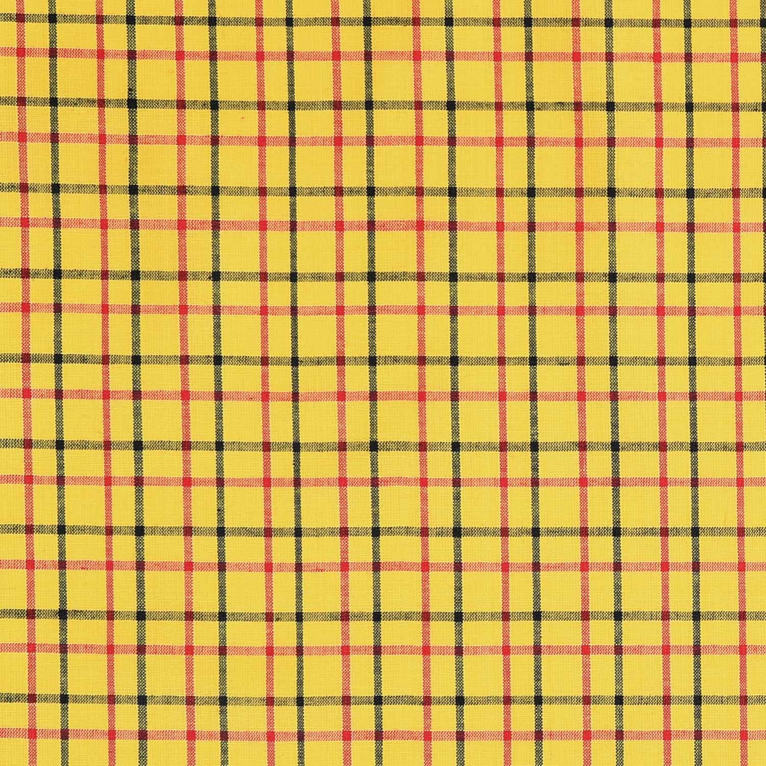 Hollandse ruitjes - bontjes goud geel met rood en zwart
