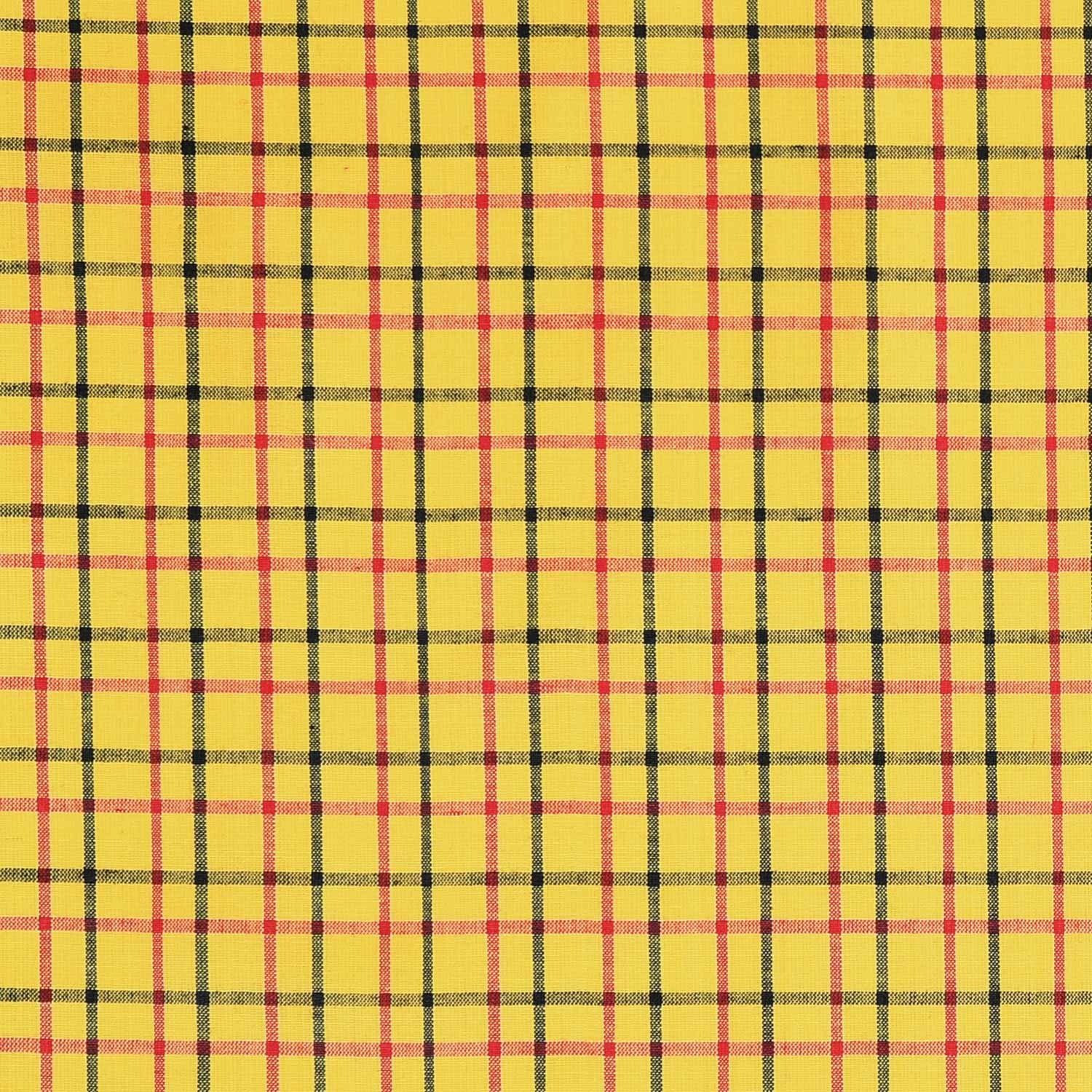 Hollandse ruitjes - bontjes goud geel met rood en zwart