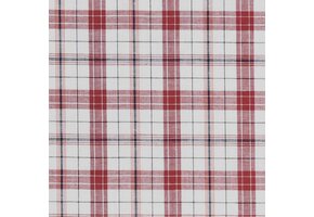 Hollandse ruitjes - bontjes ecru - donker rood en zwart