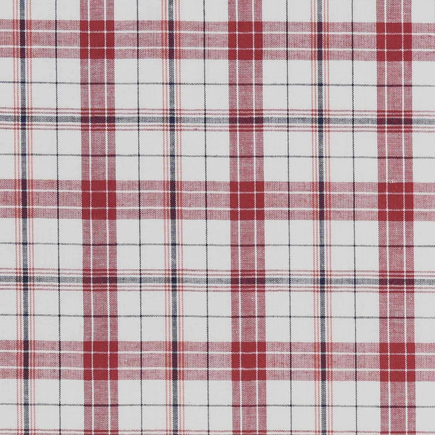 Hollandse ruitjes - bontjes ecru - donker rood en zwart