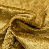 Velours de pannes uni donker goud