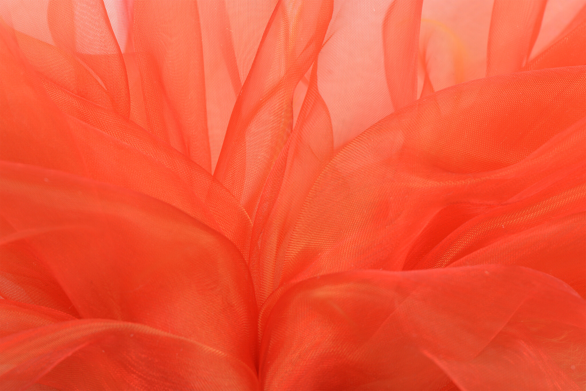 Organza Two-Tone Oranje - Geel