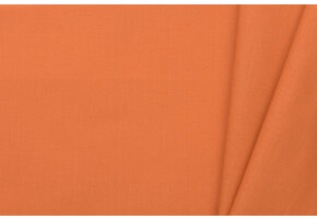 Katoen Poplin Antiek Oranje