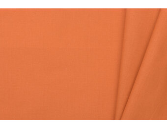 Katoen Poplin Antiek Oranje