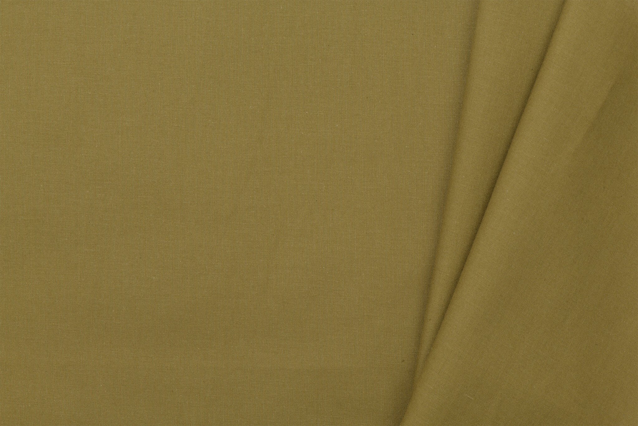 Katoen Poplin Antiek Olijfgroen