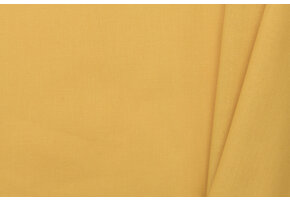 Katoen Poplin Antiek Goudgeel