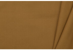 Katoen Poplin Antiek Donker Oker