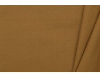 Katoen Poplin Antiek Donker Oker